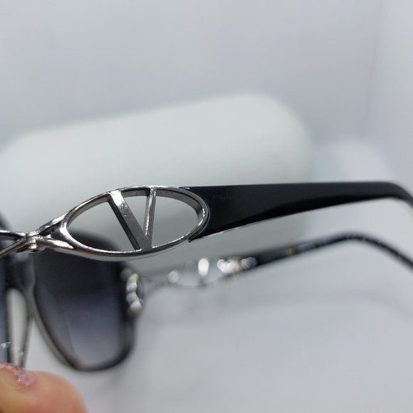 Valentino 5703/U/S Gradient Lens Black Framed Sunglasses - Picture 4 of 12